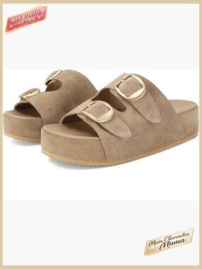Platform Espadrille Wedges Comfortable Woven Straw Sandals Double Buckle Strap